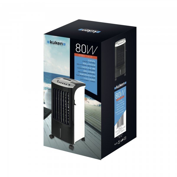 Climatizador frio 80w/calor2100w kuken Climatizador frio 80w/calor2100w kuken