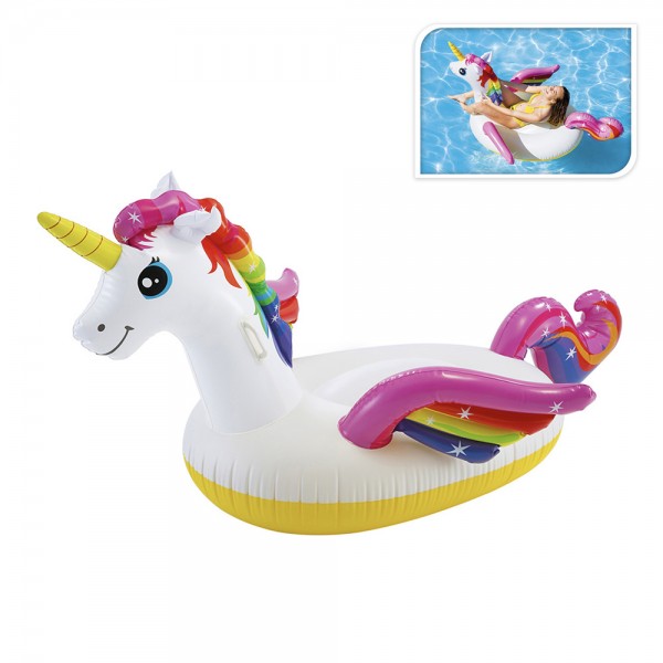 Hinchable unicornio 198 x 140 x 102 cm