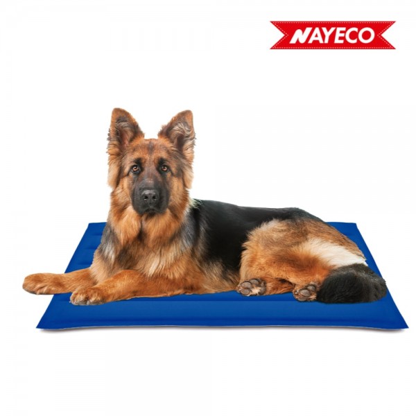 Alfombrilla refrescante cool mat gel azul 90 x 105 cm