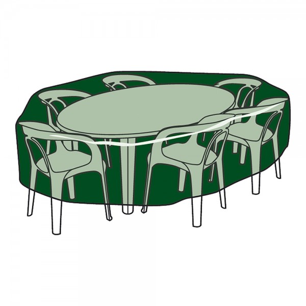 Funda de protección. cubre mesa y sillas ø205x90cm 240g/m²