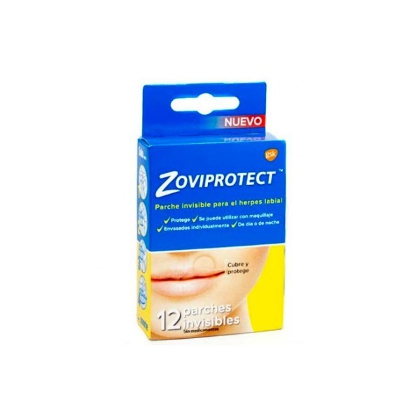 ZOVIPROTECT 12 PARCHES INVISIBLES