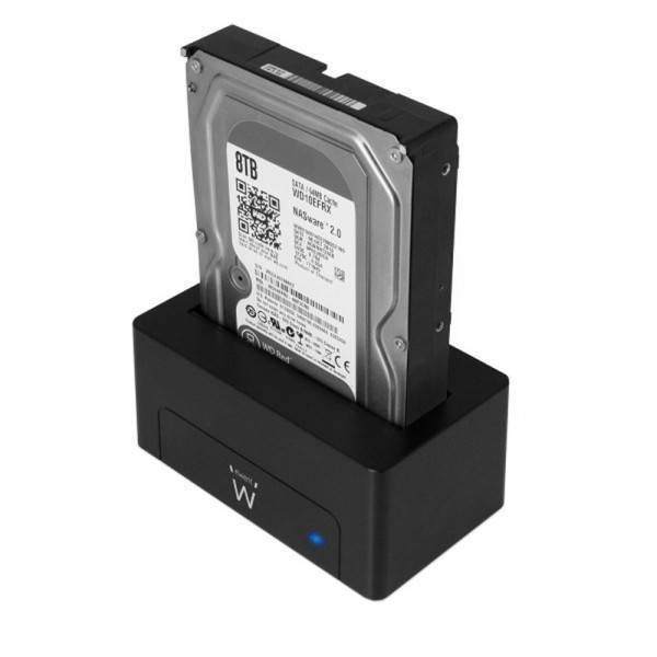 Ewent ew7012 dock station dual 2.5"-3.5" usb 3.0