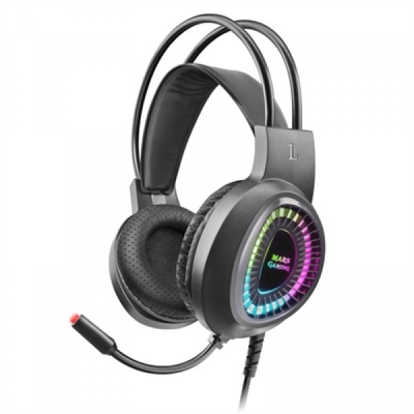 Mars gaming mh220 argb headset+micro multiplatform