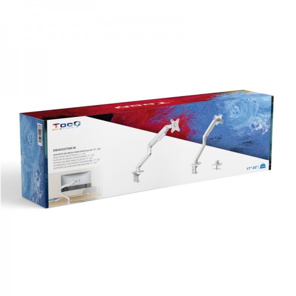 Tooq db4032tnr-w soporte mesa monitor/tv 17-32" bc
