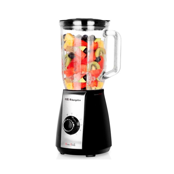 Orbegozo bv 6575 negro / batidora de vaso 600w