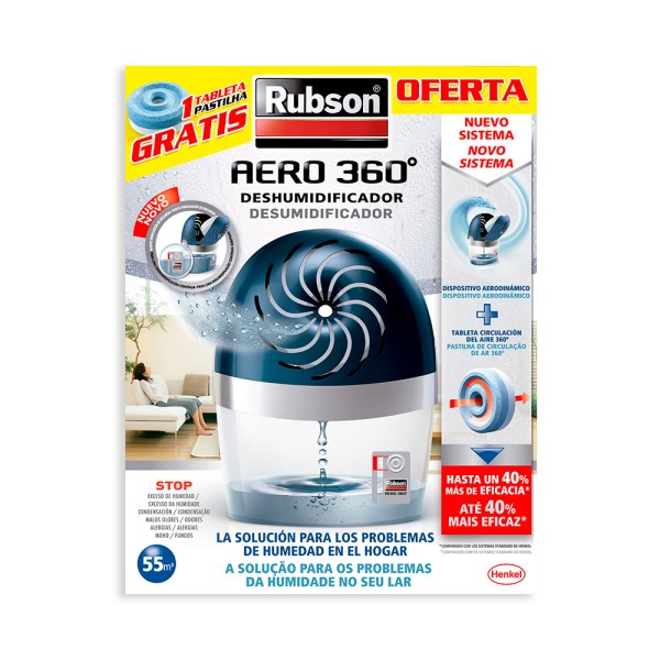 Deshumidificador aero 360 aparato 450 g