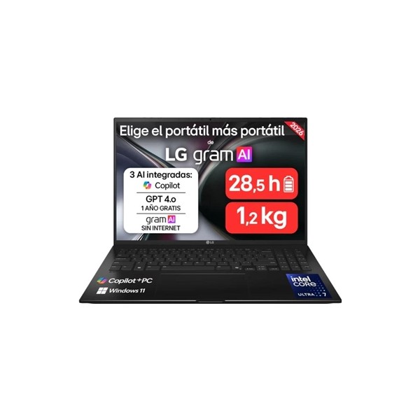 Lg 16zd90tl-g.ax85bn u7-258v 32gb 512gb dos 16"
