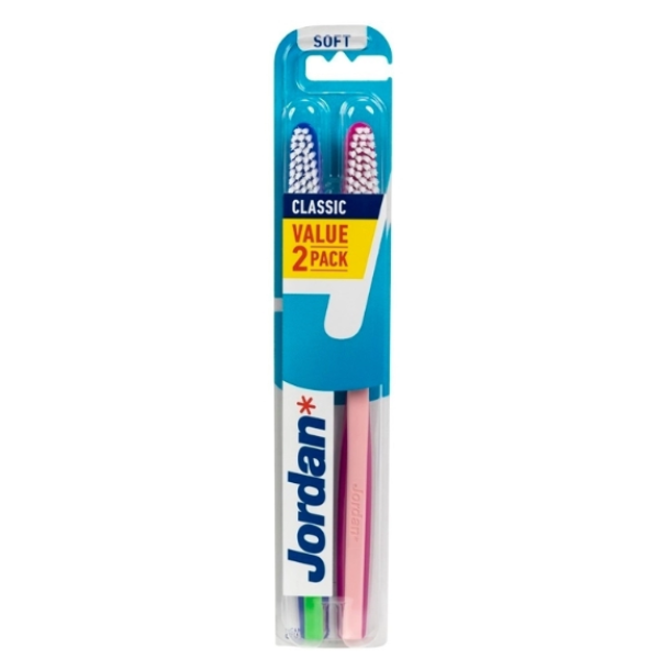 Jordan cepillo de dientes Soft 2 uds